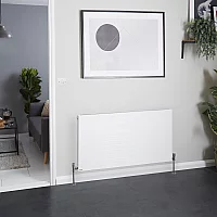 Stelrad Vita Deco K1 White Horizontal Convector Radiator 600mm x 1100mm Single Panel