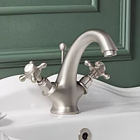 Milano Elizabeth Traditional Crosshead Mono Basin Mixer Tap Choice of Finish