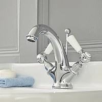 Milano Elizabeth Traditional Lever Mono Basin Mixer Tap Choice of Finish