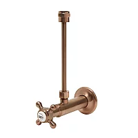 Milano Elizabeth Toilet Cistern ShutOff Valve Brushed Copper