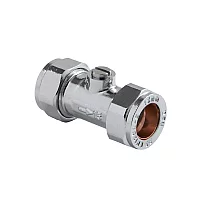 Milano 15mm Isolating Valve Chrome