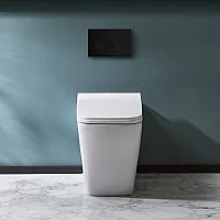 Milano Longton Modern Back to Wall Toilet with Soft Close Seat