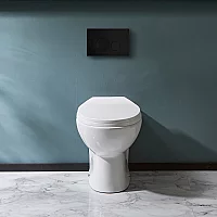 Milano Select Modern Oval Back to Wall Toilet with Soft Close Seat