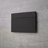 Milano Nero Flush Plate Black