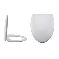 Milano Altham White Soft Close Quick Release Top Fix Toilet Seat