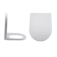 Milano Rivington White Soft Close Quick Release Top Fix Toilet Seat
