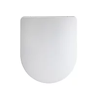 Milano Elements Chalk Soft Close Quick Release Top Fix Toilet Seat