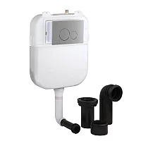 Milano Concealed Cistern for Back to Wall Toilet Pan Choice of Flush Plate