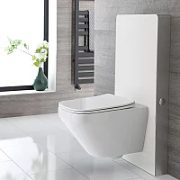 Milano Arca White 500mm WC Unit Excluding Pan