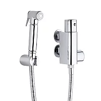Milano Mirage Modern Thermostatic Douche Kit Chrome