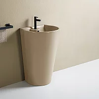 Milano Elements Sand Freestanding Basin 535mm x 480mm 1 Tap Hole