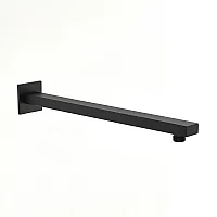 Milano Preto Wall Mounted Shower Arm Black