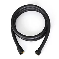 Milano Nero 1.75m Smooth Shower Hose Black