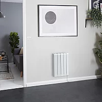 ECOSO Tuc White Ceramic Core 1000W Smart Electric Heater 570mm x 444mm