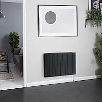 ECOSO Torr Black Dry Heat 1800W Smart Electric Heater 533mm x 1013mm