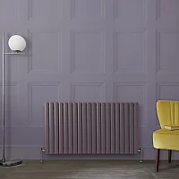 Milano Aruba Horizontal Designer Radiator Double Panel 635mm x 1180mm Dahlia Purple