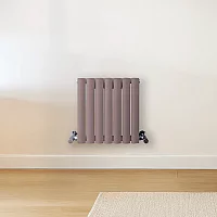 Milano Aruba Horizontal Designer Radiator Double Panel 400mm x 413mm Dahlia Purple