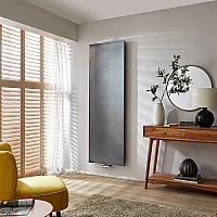 Milano Riso Antique Pewter Vertical Designer Radiator 1800mm x 600mm Single Panel