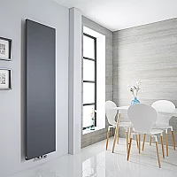 Milano Riso 1800mm Vertical Designer Radiator Single Panel Choice of Finish and Size