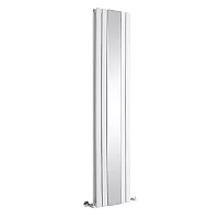 Milano Icon White Vertical Designer Radiator with Mirror Choice of Size