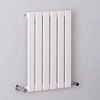 Milano Alpha Flat Panel Horizontal Designer Radiator Single Panel 635mm x 420mm White