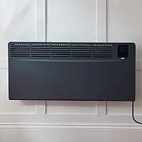 ECOSO Elio Anthracite 2500W Smart Electric Convector Panel Heater 420mm x 895mm