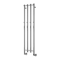Reina Solara Stainless Steel Dry Electric Heated Towel Rail 1500mm x 400mm Polished Stainless Steel