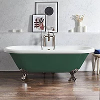 Milano Legend Traditional Roll Top Freestanding Bath 1795mm x 785mm Choice of Bath Colour and Feet Finish