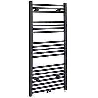 Milano x ECOSO Neva Electric Anthracite Heated Towel Rail 1188mm x 500mm