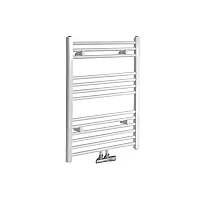 Milano Neva White Central Connection Heated Towel Rail 803mm x 500mm