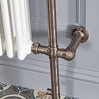 Milano Brushed Bronze Heating Element Cable Masking Cover