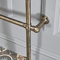 Milano Elizabeth Traditional Dark Brushed Brass Heating Element Cable Masking Cover