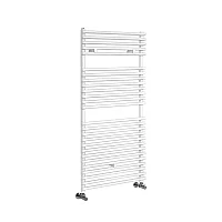 Milano Arno White Bar on Bar Heated Towel Rail 1190mm x 600mm