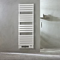 ECOSO Linus White Smart WiFi Electric Heated Towel Rail with Fan 1634mm x 555mm