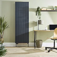 Milano Alora Anthracite Vertical Flat Panel Type 20 Convector Radiator 1800mm x 600mm
