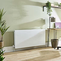 Milano Alora White Horizontal Flat Panel Type 22 Convector Radiator 600mm x 1200mm
