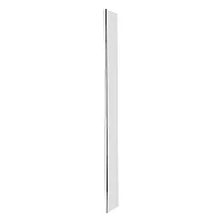 Milano Portland Wet Room Screen Chrome 300mm Hinged Return Panel