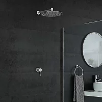 Milano Mirage Chrome Shower with Wall Mounted Shower Head 1 Outlet