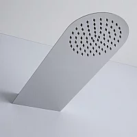 Milano Mirage Round Polished Stainless Steel Shower Head Chrome