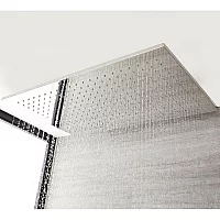 Milano Arvo Modern Large 800mm x 500mm Shower Head Chrome
