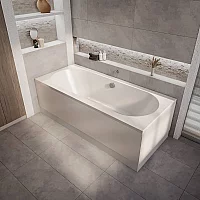 Milano Ballam Modern Round Double Ended Bath Choice of Size and Panels