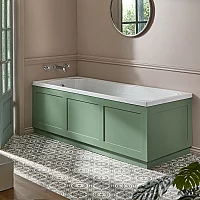 Milano Richmond Traditional Art Deco Single Ended Standard Bath Choice of Size and Panels