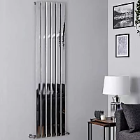 Milano Alpha Flat Panel Vertical Designer Radiator Single Panel 1800mm x 450mm Chrome