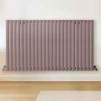 Milano Aruba Horizontal Designer Radiator Double Panel 800mm x 1416mm Dahlia Purple