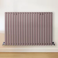 Milano Aruba Horizontal Designer Radiator Double Panel 800mm x 1180mm Dahlia Purple