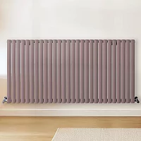 Milano Aruba Horizontal Designer Radiator Double Panel 800mm x 1652mm Dahlia Purple
