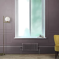 Milano Windsor Horizontal Traditional Column Radiator 3 Column 300mm x 605mm Dahlia Purple