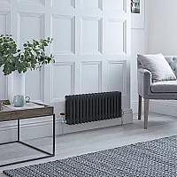 Milano Windsor Horizontal Traditional Column Radiator 3 Column 300mm x 785mm Anthracite