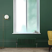 Milano Windsor Horizontal Traditional Column Radiator 3 Column 300mm x 785mm Pine Green