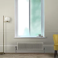 Milano Windsor Horizontal Traditional Column Radiator 3 Column 300mm x 1010mm Millstone